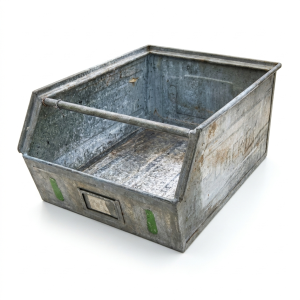 Bac à bec en métal galvanisé 75 litres