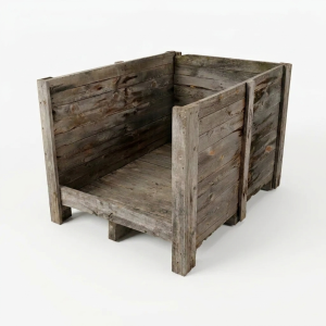 Caisse en bois emballage léger
